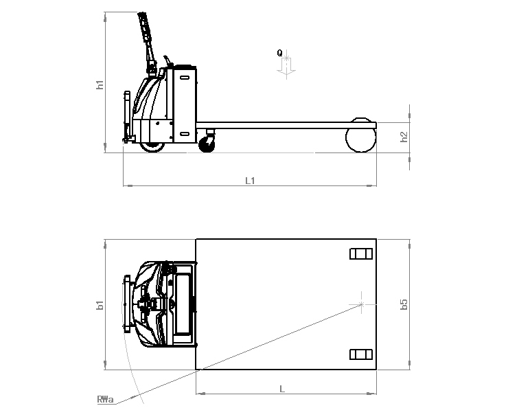 全電動(dòng)搬運(yùn)車(chē)（平板式）